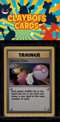 Sabrina's Gaze Gym Heroes Common Pokemon TCG 125/132 NM+ - Image 1