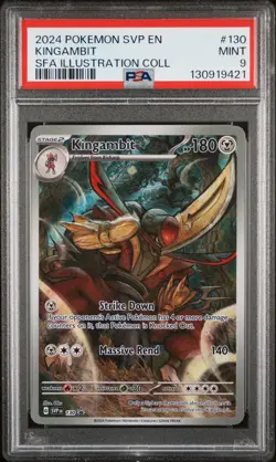 2024 POKEMON SVP ILLUSTRATION COLLECTION PROMO #130 KINGAMBIT PSA 9 - Image 1