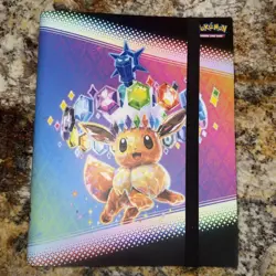Pokemon Prismatic Evolutions Eevee Binder Collection !!!BINDER ONLY!!! NEW 2025 - Image 1