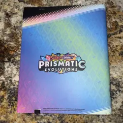 Pokemon Prismatic Evolutions Eevee Binder Collection !!!BINDER ONLY!!! NEW 2025 - Image 2