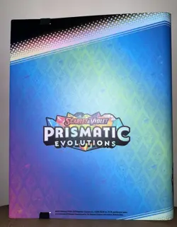 Pokemon Prismatic Evolutions Eevee Binder Collection ***BINDER ONLY*** NEW 2025 - Image 2