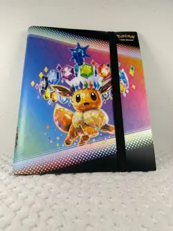 Pokemon Prismatic Evolutions Eevee Binder Collection ***BINDER ONLY*** NEW 2025 - Image 1