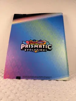 Pokemon Prismatic Evolutions Eevee Binder Collection ***BINDER ONLY*** NEW 2025 - Image 2