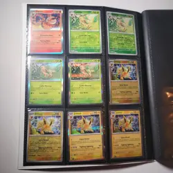 Pokemon Prismatic Evolutions Eevee Binder Collection BINDER ONLY + Cards - Image 2