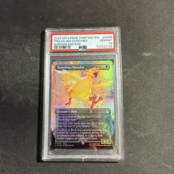 2025 MTG Final Fantasy Traveling Chocobo Borderless FOIL #0406 PSA 10 GEM - Image 1