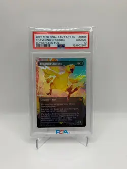 2025 MTG Final Fantasy Traveling Chocobo Borderless FOIL #0406 PSA 10 GEM - Image 1