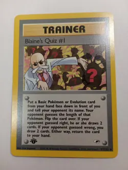 Pokemon Gym Heroes/Challenge, Neo Genesis 1st Ed. Rare Vintage Card NM YOU PICK: - Image 5