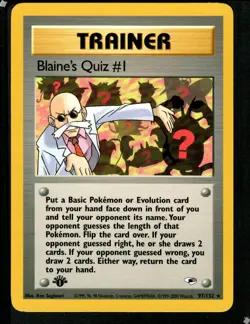 Pokemon Gym Heroes Series, 1st Edition Trainers/Energy - Pick your cards - Image 2