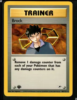 Pokemon Gym Heroes Series, 1st Edition Trainers/Energy - Pick your cards - Image 4