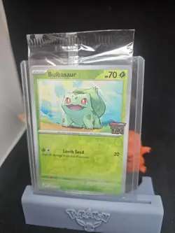 SEALED Bulbasaur 001/165 Best Buy Stamped Promo - Pokemon 151 Grand Master Set - Image 1