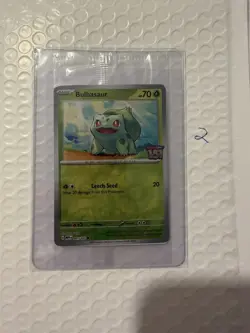 Bulbasaur 001/165 Pokemon TCG Scarlet & Violet 151 Best Buy Stamped Promo Sealed - Image 1