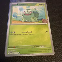 Bulbasaur 001/165 Pokemon TCG Scarlet & Violet 151 Best Buy Stamped Promo Sealed - Image 2