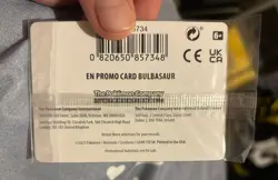 Pokemon TCG Card Bulbasaur 001/165 S&V 151 Best Buy Stamped Promo - Sealed - Image 2