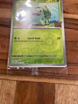 Bulbasaur 001/165 Pokemon TCG Scarlet & Violet 151 Best Buy Stamped Promo Sealed - Image 2