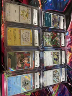 Lot Of 8 CGC Graded Pokemon Cards From SV Shiny treasure. All Grades Are 9-10 - Image 1