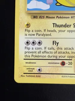 Flying Pikachu - 110/108 - Pokemon Card Evolutions XY Secret Rare Card 2016 - Image 5