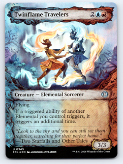 Twinflame Travelers Showcase - FOIL - Lorwyn Eclipsed MTG - Image 1