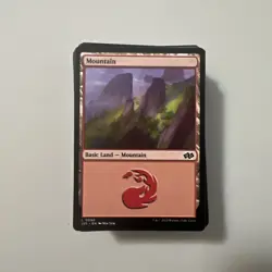 Magic The Gathering: 100 Only Mountains Basic Lands Lot - MTG - Image 1