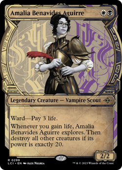 MTG - Amalia Benavides Aguirre (Showcase) [The Lost Caverns of Ixalan] Foil - Image 1