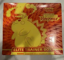 POKEMON TCG SWORD & SHIELD VIVID VOLTAGE FACTORY SEALED ELITE TRAINER BOX ETB - Image 1
