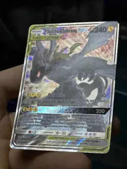 #2 Pikachu & Zekrom GX SM168 Black Star Promo 2019 Tag Team Pokemon Card TCG - Image 5