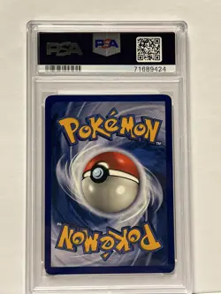 1999 Pokemon Fossil Krabby # 51/62 1st Edition PSA 8 - Image 2