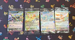 Pokemon Prismatic Evolutions Lot Of 4 Stamped Surprise Box Promos - Image 1
