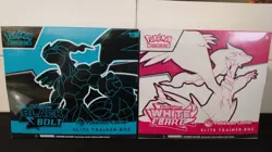 Pokemon Center White Flare and Black Bolt Elite Trainer Box ETB Bundle Sealed - Image 1