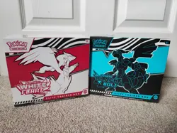 Pokemon TCG Black Bolt and White Flare Elite Trainer Box ETB Bundle Sealed - Image 1