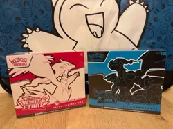 Pokemon Center White Flare and Black Bolt Elite Trainer Box ETB Bundle Sealed - Image 1