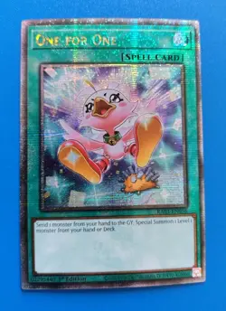 Near Mint Yugioh One for One ALT ART Quarter Century Secret Rare RA03-EN056 - Image 1