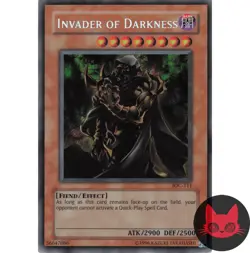 Yugioh Invader of Darkness IOC-111 Secret Rare NM - Image 1