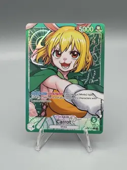 One Piece Carrot OP08-021 Alt Art Leader Two Legends NM English - Image 1