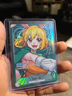 One Piece Carrot OP08-021 Alt Art Leader Two Legends NM English - Image 3