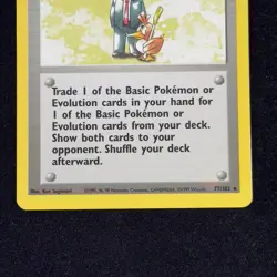 Pokemon Trader 77/102 Rare Base Set Unlimited Vintage Pokemon Card 1999 WOTC - Image 4
