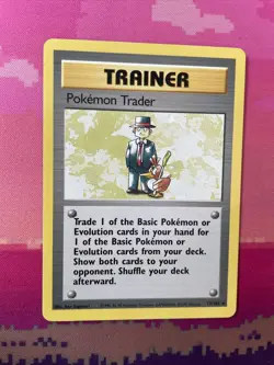Pokemon Card Pokemon Trader Base Set Rare 77/102 Near Mint - Image 1