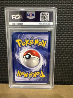 1999 Base Set 1st Edition Rare Pokemon Trader Trainer Card PSA 7 77/102 - Image 2