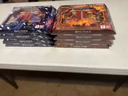 One Piece Illustration Box Vol 5 And 6 Bundle 8 Boxes Total 4 Of Each In Hand - Image 3