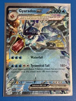 Pokemon TCG: Gyarados EX 045/198 SV01 Scarlet & Violet Base Set NM + Card Saver - Image 1