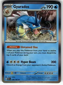Gyarados ex - 045/198 SV01: Scarlet & Violet Base Set NM Pokemon Card TCG - Image 1