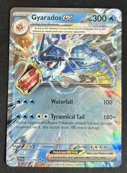 Gyarados ex 045/198 Scarlet & Violet Base Double Rare Holo Pokemon TCG Card NM - Image 1