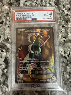 Psa 10 Houndoom EX (Full Art) 153/162 Pokemon Breakthrough Holo - Image 3