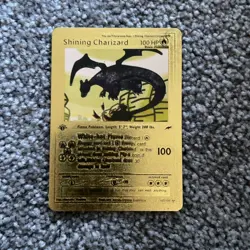 Pokemon TCG Shining Charizard Neo Destiny Holo Card 107/105 - Image 1