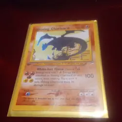 Pokemon TCG Shining Charizard Neo Destiny 1st Edition Holo Card 107/105 English - Image 1
