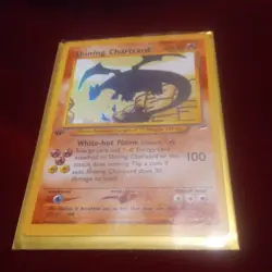 Pokemon TCG Shining Charizard Neo Destiny 1st Edition Holo Card 107/105 English - Image 3