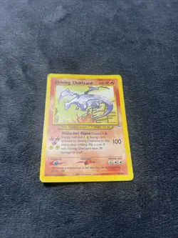 Pokemon TCG Neo Destiny Shining Charizard 107/105 Secret Rare Holo Card 2000 - Image 2