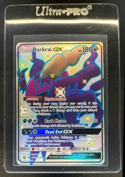 2019 Pokemon SM Hidden Fates Darkrai GX Shiny Vault Rare #SV70/SV94 - Image 1
