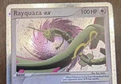 Rayquaza ex Rare Holo #039 Black Star Promo 2006 vintage Pokemon TCG Card - Image 3