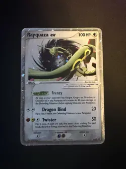 Pokemon TCG Rayquaza EX 039 Ultra Rare Holo Black Star Promo 2006 - Image 3