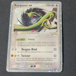 Pokemon TCG Rayquaza EX 039 Ultra Rare Holo Black Star Promo 2006 - Image 2